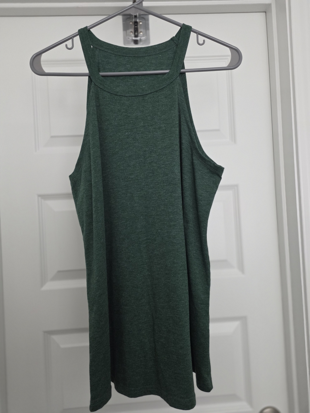 Women's Green Rocker Tank Top - Picture 3 of 4